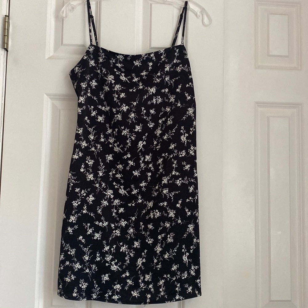 Garage Black Floral Mini Dress